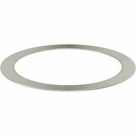 BSC PREFERRED 18-8 Stainless Steel Round Shim 0.3mm Thick 40mm ID, 10PK 98089A329
